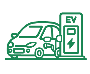 電気自動車アイコン画像